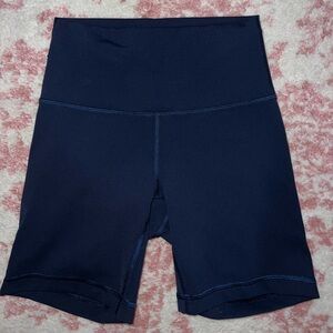 Lululemon True Navy Biker Short 6"